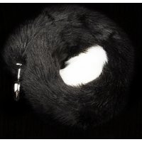 Dolce Piccante Plug anal Jewellery Silver Tail - taille S Noir