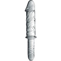 Glossy Toys Gode en verre Glossy N°12 Transparent