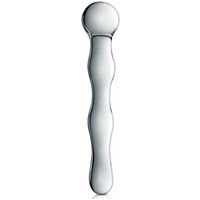 Glossy Toys Dildo en verre ondulé Glossy N°10 Transparent