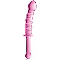 Glossy Toys Gode en verre point G Glossy N°16 Rose