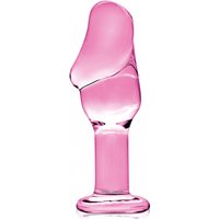 Glossy Toys Plug anal en verre Glossy N°24 Rose