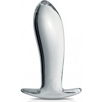 Glossy Toys Plug anal en verre Glossy N°20 Transparent
