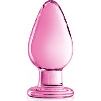 Glossy Toys Plug anal en verre Glossy N°25 Rose
