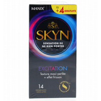 Préservatifs Manix Skyn Excitation 10 + 4 gratuites