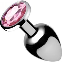 Booty Sparks Plug Anal Métal Bijou Pink Gem Small
