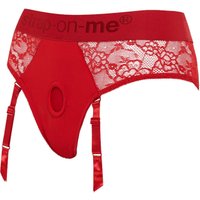 Strap on me Harnais Gode Ceinture Lingerie Diva Rouge
