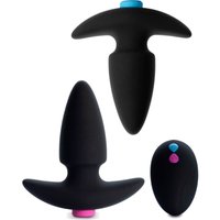 FeelzToys Kit de 2 Plugs Anal Vibrants Télécommandés pour Couple FunkyButts