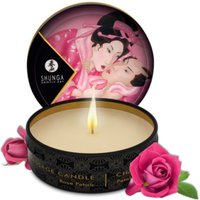 Bougie de massage mini Shunga Pétales de Rose