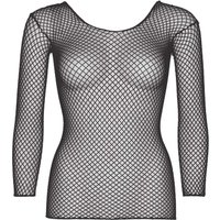 Leg Avenue T-Shit Résille Manches Longues 8278 Taille unique