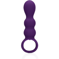 Loveline Chapelet anal vibrant progressif Teardrop Clear Purple