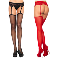 Leg Avenue Collant Jarretelles Stellar Unique, convient su Small au Medium-Large