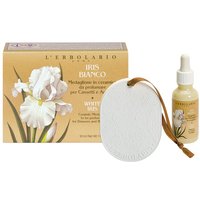 L'Erbolario Iris Bianco Medaglione In Ceramica Da Profumare Per Cassetti E Armadi 30 ML
