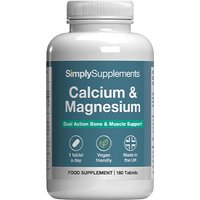 Simply Supplements Calcium 400mg Magnesium 200mg (180 Tablets)