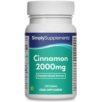 Simply Supplements Cinnamon 2000mg (120 Tablets)