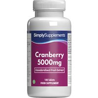 Simply Supplements Cranberry 15000mg (180 Tablets)