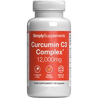 Simply Supplements Curcumin 12000mg C3 Complex (90 Capsules)