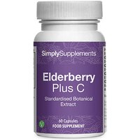 Simply Supplements Elderberry Vitamin C (60 Capsules)