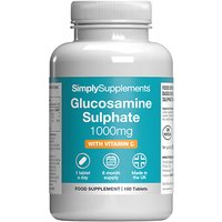 Simply Supplements Glucosamine 1000mg Vitamin C Tablets (180 Tablets)