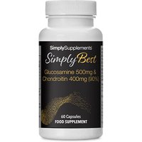 Simply Supplements Glucosamine 500mg Marine Chondroitin 400mg Simplybest (60 Capsules)