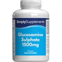 Simply Supplements Glucosamine Sulphate 1500mg Tablets (180 Tablets)