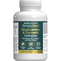 Simply Supplements Glucosamine Turmeric Chondroitin Calcium (60 Tablets)