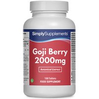 Simply Supplements Goji Berry Extract 2000mg (360 Tablets)