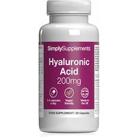 Simply Supplements Hyaluronic Acid 200mg (60 Capsules)