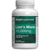 Simply Supplements Lions Mane 10000mg (120 Capsules)