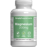 Simply Supplements Magnesium 200mg (360 Tablets)