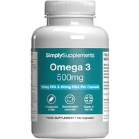 Simply Supplements Omega 3 500mg (180 Capsules)
