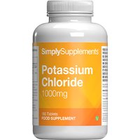 Simply Supplements Potassium Chloride 1000mg (180 Tablets)