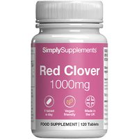 Simply Supplements Red Clover 1000mg (120 Tablets)