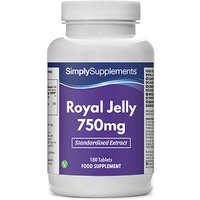 Simply Supplements Royal Jelly 750mg (180 Tablets)