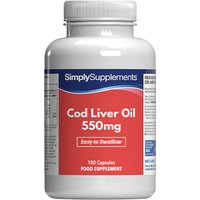Simply Supplements Économisez 40% sur lhuile de foie de morue 550 mg Format Small
