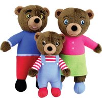 Kuscheltier kleines braunes Bärchen Familienbox Fun House (x3) Kuscheltier kleines braunes Bärchen Familienbox Fun House (x3)