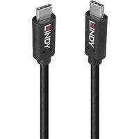 Lindy 36975 USB cable USB 3.2 Gen 2x2 0.5 m USB C Black