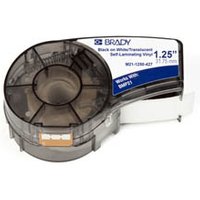Brady 110929 Black. Translucent. White Self-adhesive printer label