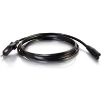 C2G 80618 power cable Black 3 m CEE7/7 C7 coupler