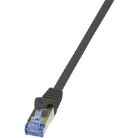 LogiLink 1m Cat7 S/FTP networking cable Black S/FTP (S-STP)