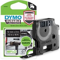 Dymo 1978365 DirectLabel-etikettes white on black Vinyl 12mm x 5.5mm f