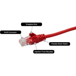 Connektgear 20M RJ45 Cat5E Utp Stranded Flush Moulded Network Cable -