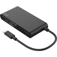 Belkin AVC021HQBK interface hub USB Type-C 10000 Mbit/s Black