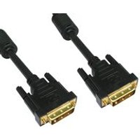 Cables Direct CDL-DV201 DVI cable 1 m DVI-D Black