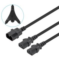 Manhattan Dual Power Cord with Two C13 Females to C14 Male. 10 A. 250