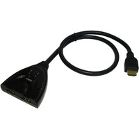 Cables Direct 2 WAY HDMI BLACK