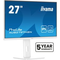 iiyama ProLite XUB2797HSN-W2 computer monitor 68.6 cm (27") 1920 x 1080 pixels Full HD LED White
