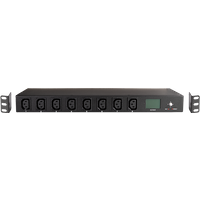 LogiLink Smart PDU 8-way IEC 60320 C13. switchable. with metering. rac