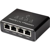 Maplin RJ45 Splitter Ethernet Gigabit LAN Adapter 1 Port In 4 Ports Ou