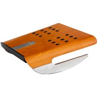 FR500C foot rest Orange. Silver