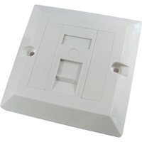 Cables Direct Single Cat5e Faceplate